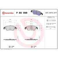 Pastilha Dianteira Brembo Audi A5 1.8 2014-2016