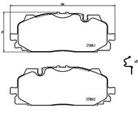 Pastilha Dianteira Brembo Audi Q8 E-Tron 2022-2024