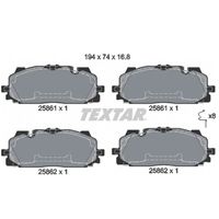 Pastilha Dianteira Textar Audi A6 2018 2022