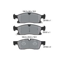Pastilha Dianteira Textar Dodge Durango 3.6 2011 2013 2015