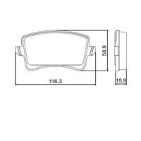 Pastilha Freio Traseira Cêramica Ferodo Audi Q5 2008-2017