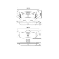 Pastilha Freio Traseira CÊRamica Ferodo Jeep Grand Cherokee 2005-2010