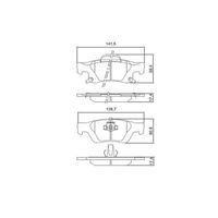 Pastilha Freio Traseira CÊRamica Ferodo Jeep Grand Cherokee 2011-2016