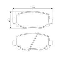 Pastilha Freio Traseira CÊRamica Ferodo Jeep Compass 2017-2019