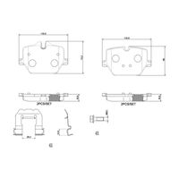 Pastilha Traseira Brembo Bmw M340 G20 2019-2022