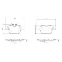 Pastilha Traseira Brembo Mini Cooper Countryman Jcw F60 2019-2024