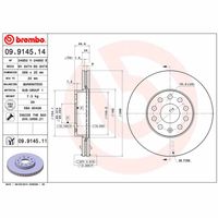 Par Disco Freio Dianteiro Ventilado Brembo Vw Golf 2014-2020