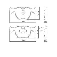 Pastilha Freio Dianteira Ceramica Ferodo Bmw 540 E39 1996-2003
