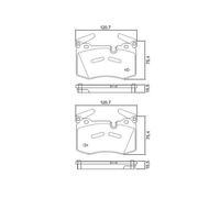 Pastilha Freio Dianteira Ceramica Ferodo Mini Cooper R55 2007-2014