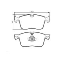 Pastilha Freio Dianteira Ceramica Ferodo Land Rover Velar 2017-2021