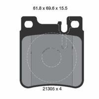 Pastilha Traseira Textar Mercedes S500 W140 1993-1998