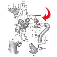 Atuador Wastegate Bbi Germany Vw Tiguan 1.4 2017-2022