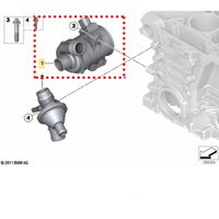 Bomba Agua Motor Elétrica Bbi Germany Bmw 320 F30 2.0 16v N20 2013-2018