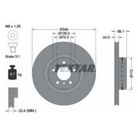 Par Disco Freio Traseiro Textar Bmw M 135 F20 2015-2016
